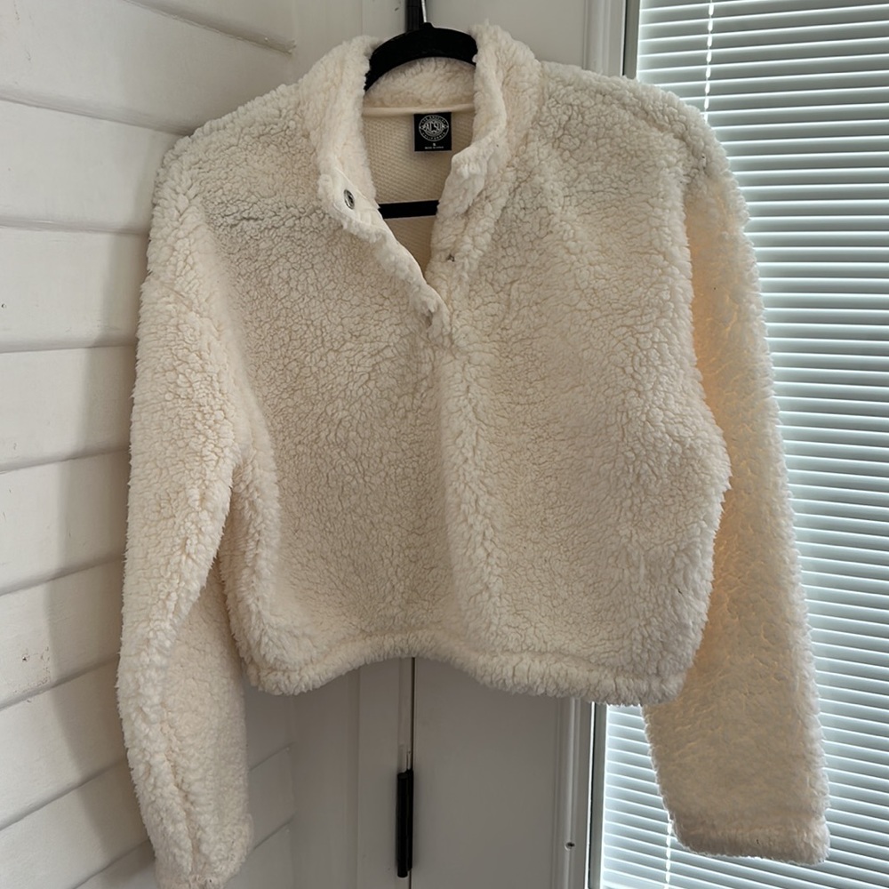PacSun Simone Sherpa Henley Pullover - Picture 5 of 11